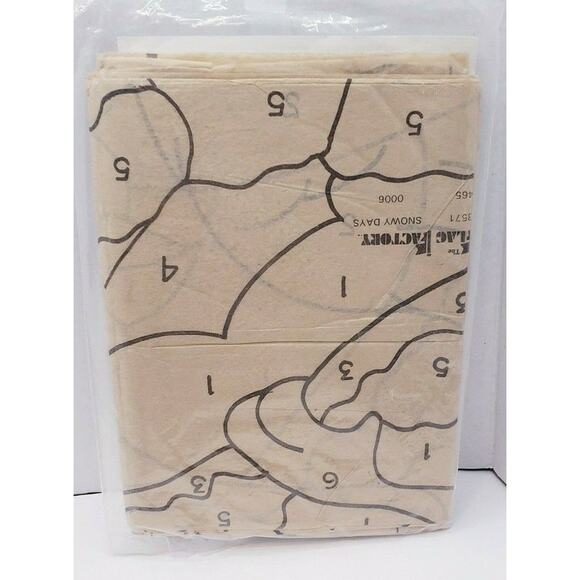 Cardinal Snowy Days FLAG PATTERN~THE FLAG FACTORY Uncut 63572 28" by 49" - Picture 2 of 2